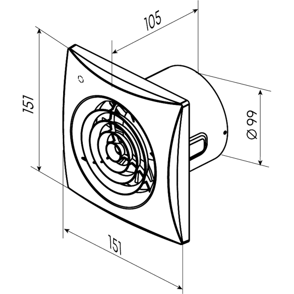Вентилятор ZERNBERG Izumrud 100