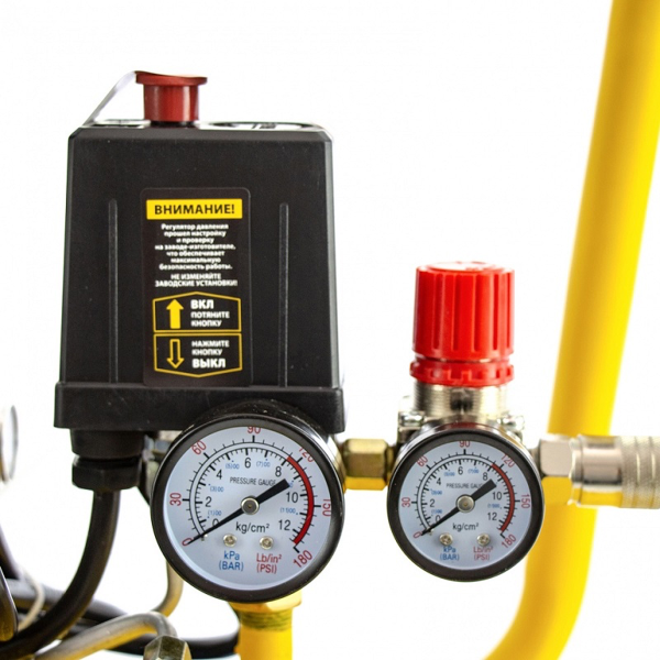 Компрессор воздушный прям. привод DC1500/50, 1,5 кВт, 50 литров, 220 л/мин// Denzel