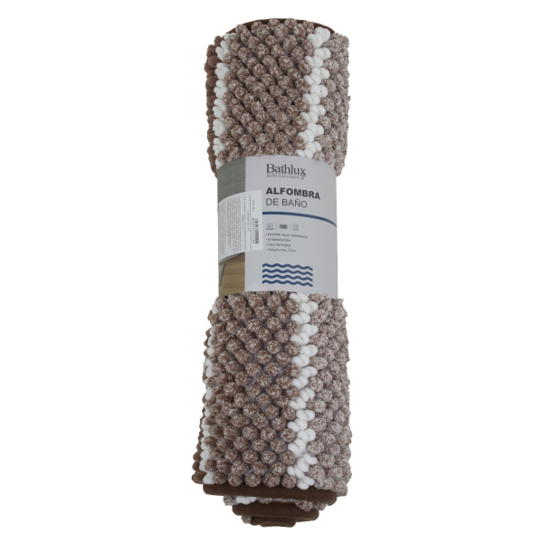 Коврик для ванной комнаты 45х75 см Bathlux Light coffee gradient 11110