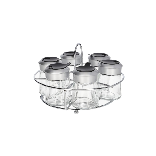 Набор баночек для специй DH 6штх60 мл на подставке SD-00