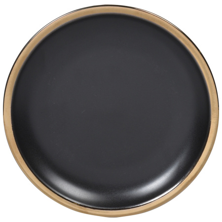 Тарелка десертная 21 см 4 цвета в ассорт. керамика Q75102450 К