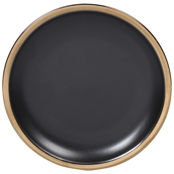 Тарелка десертная 21 см 4 цвета в ассорт. керамика Q75102450 К