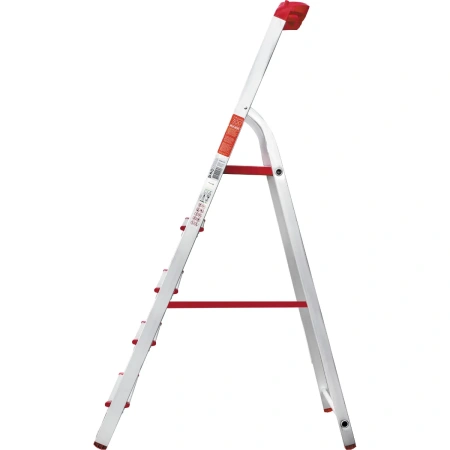 Стремянка ал. Новая Высота NV 3115, 1х6 ступ. 80 мм, органайзер