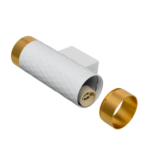 Светильник накладной WOLTA WSL-GU10/W10WG под лампу GU10 Белый / Золотой CELLA