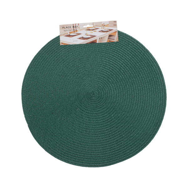 Мат на стол сервировочный 38 см 6 цв.в ассортименте PP-38CM