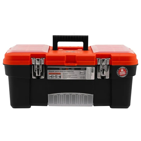 Ящик для инструмента с мет. замками 20", 510х255x225 мм Россия// Stels