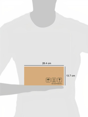 Корзинка для хранения АльтПласт Лён 11л с крышкой, серый АП 474