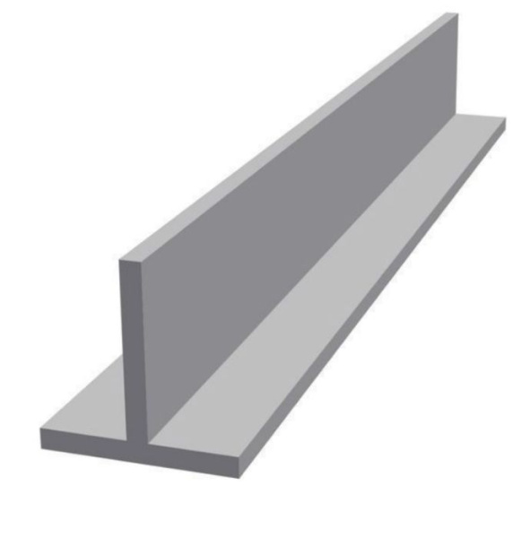 Профиль ГОСТ Тавр 20*20 (1,5) 1м анод-серебро