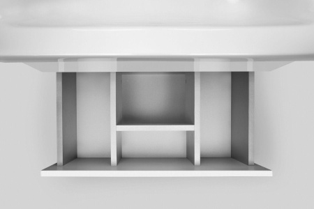 Тумба под умывальник AM.PM GEM 60 см ,2 ящика push-to-open напольный белый, M90FSX06022WG