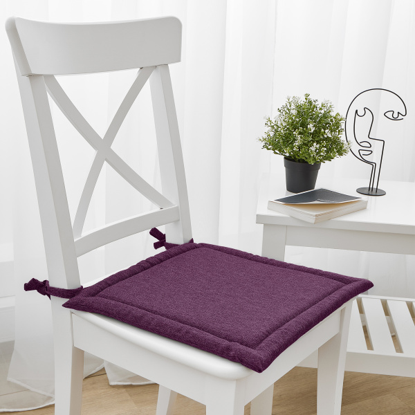 Подушка для стула Волшебная Ночь 40х40 см Ирис рогожка