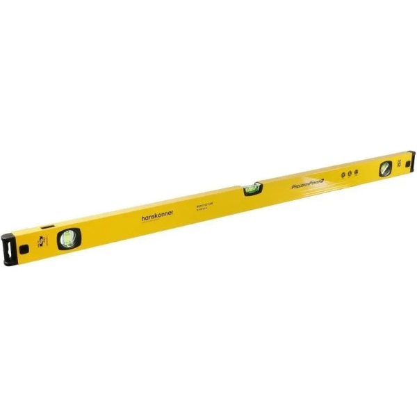 Уровень Hanskonner HK2015-02-1000 алюм.,1000мм,,3 колбы,,усилен,,фрезеров.,,двойной обзор, 0,5мм/м