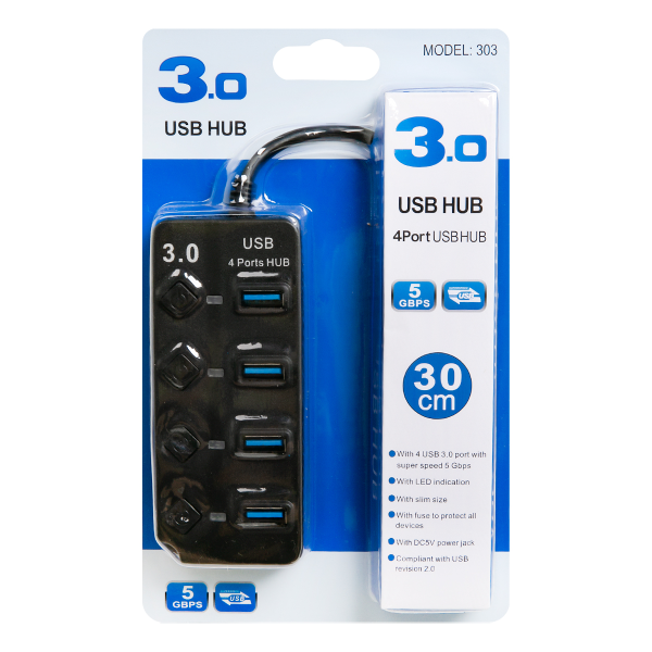 Разветвитель usb-портов ( на 4 порта) с выключателем