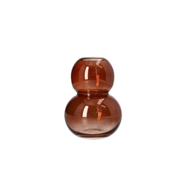 Ваза стеклянная Danny Home 6х19х14см color box