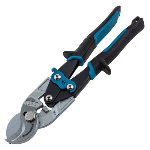 Кабелерез "PIRANHA", 240мм, двухкомпонентные рукоятки, диаметр кабеля до 14мм,сечение 14мм2 //GROSS