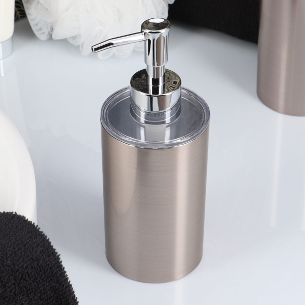 Дозатор для жидкого мыла Tendance 330 мл металик серебро 6276107