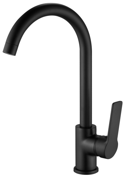 Смеситель д/к ESKO "Singapore black" выс., пов., арт. SB 519 черный