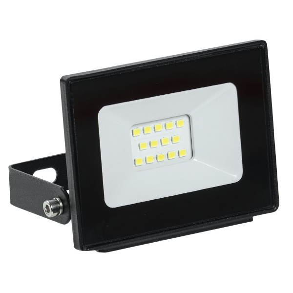 Прожектор СДО 06-10 светодиодный черный IP65 4000 K IEK LPDO601-10-40-K02