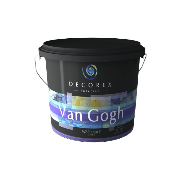 Краска водоэмульсионная интерьерная, Decorex VAN GOGH NEW, 1 кг