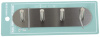 Планка с 4 крючками для ванной комнаты 19.2x4.8x3cm хром BHK0085AA