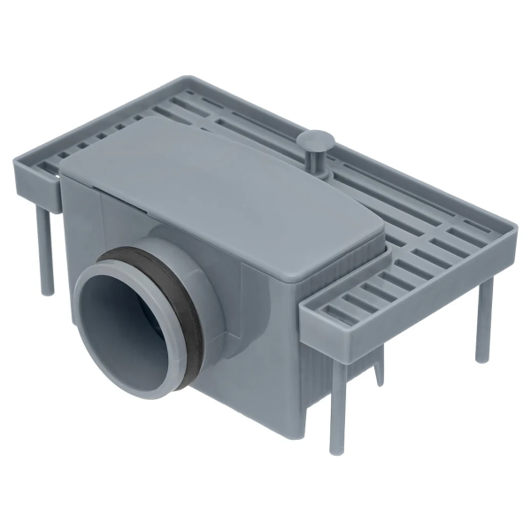 Трап линейный MPF 300х70мм нерж.сталь AISI304,решетка, комб.затвор, поворотный сифон D40/50мм