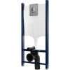 Инсталляция Grohe 38956000 Solido 3 в 1: для подвесного унитаза, накладная панель Skate Air, для мон