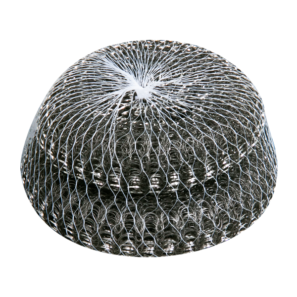 Губка спиральная металл для мытья 2 шт PRC