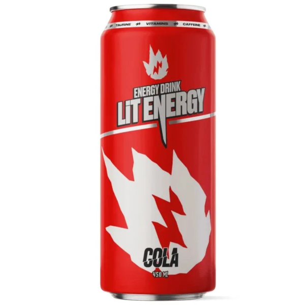 LIT ENERGY Напиток энергетический COLA 0,45л ж/б