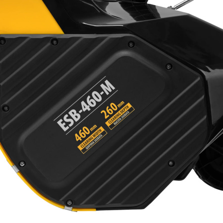 Машина снегоуборочная электрическая ESB-460-M, 1.8 кВт, металлический шнек, LED фара // Denzel