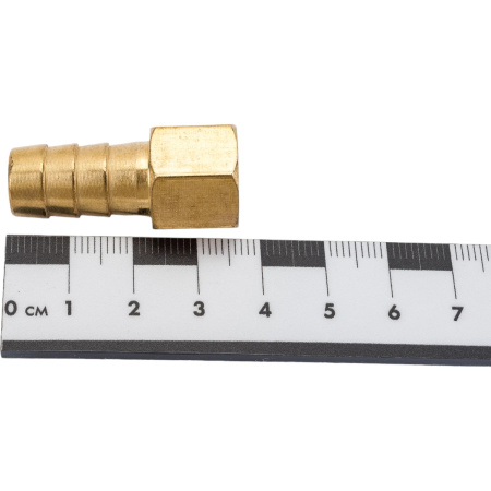 Соединение внутр. резьба 1/4" х елочка 12 мм (латунь) ECO