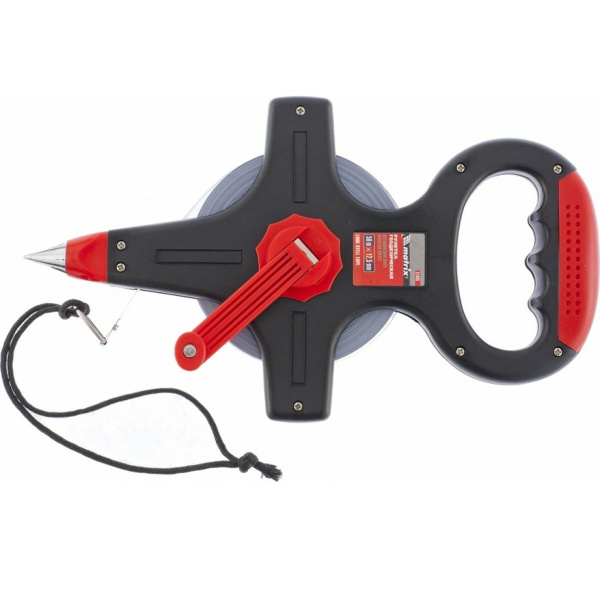 Рулетка геодезическая, 50 м х 12,5 мм, металлическая лента, открытый корпус// Matrix