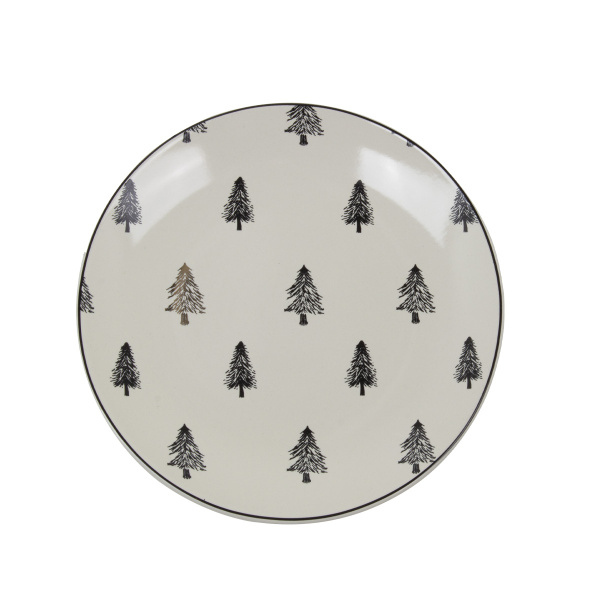 Тарелка обеденная DH НГ Елочки 27,5 см SYP56-01