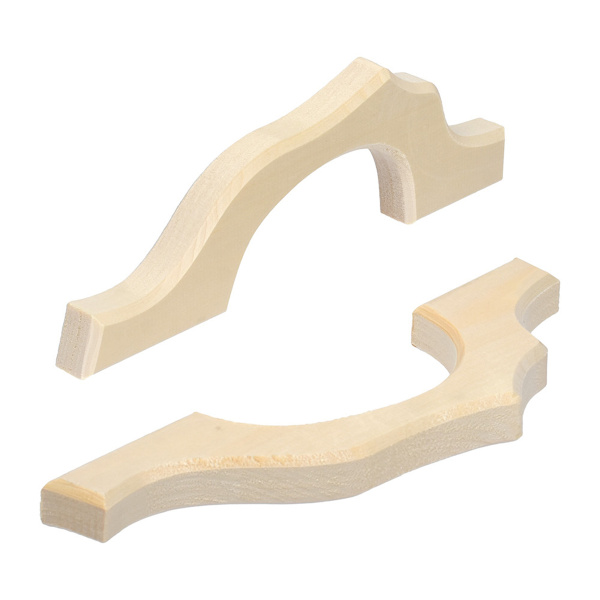 Ручка дверная "Конек" 27х8см, из лиственных пород (в комплекте 2 шт.), "Банные штучки" /20