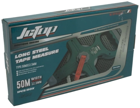 Лента мерная JcTop TOP78150125 металлическая 50 м * 12,5 мм (PRC)