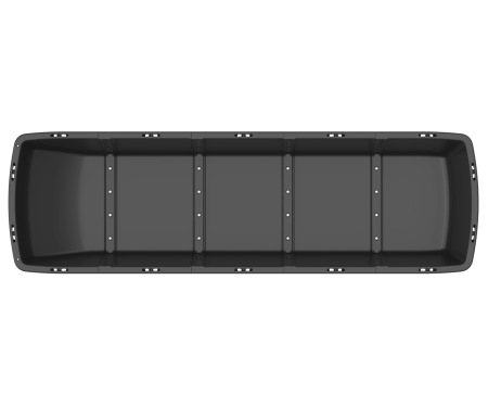 Сани-волокуши универсальные «Гигант» с ручкой (5 сегментов) (1950*600*260мм)