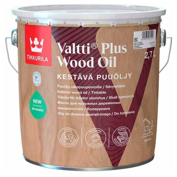 Масло VALTTI PLUS WOOD OIL EC 2,7л