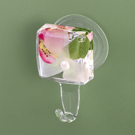 Крючок White orchid 4х2,5х7,5 см белый/розовый