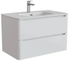 Тумба IDDIS с умывальником, подвесная, 80 см, белая, Edifice, IDDIS, EDI80W0i95K