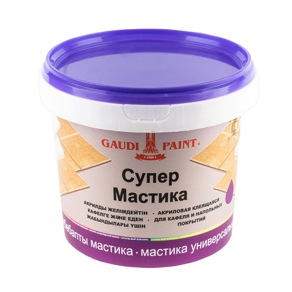 СУПЕР МАСТИКА Гауди (Клей акриловый, мастика универсальная) 7 кг СУПЕР МАСТИКА Гауди (Клей акриловый, мастика универсальная) 7 кг
