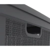 Корзинка для хранения АльтПласт Лён 35л с крышкой, графит АП 480