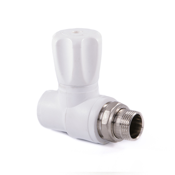 Вентиль для радиатора 25х3/4" прямой, серый РТП