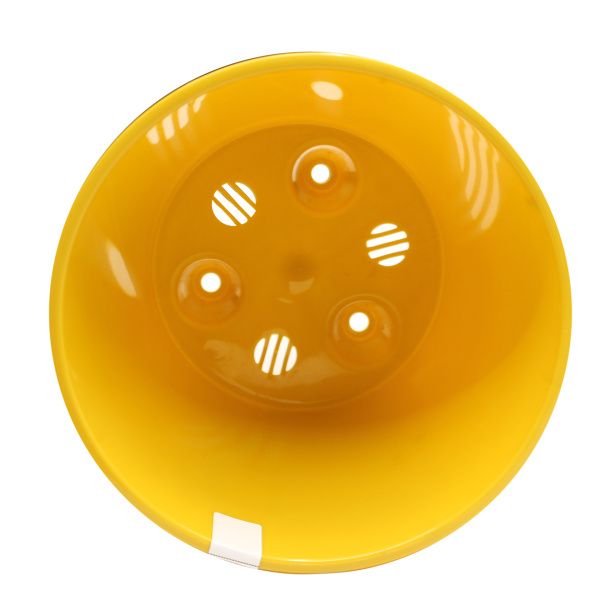 Горшок пластиковый с вкладкой, Конус Серый Муссон  д. 14,5 1,3 л.