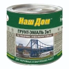 Грунт-Эмаль по РЖАВЧИНЕ  желтая  1,6 кг Наш Дом