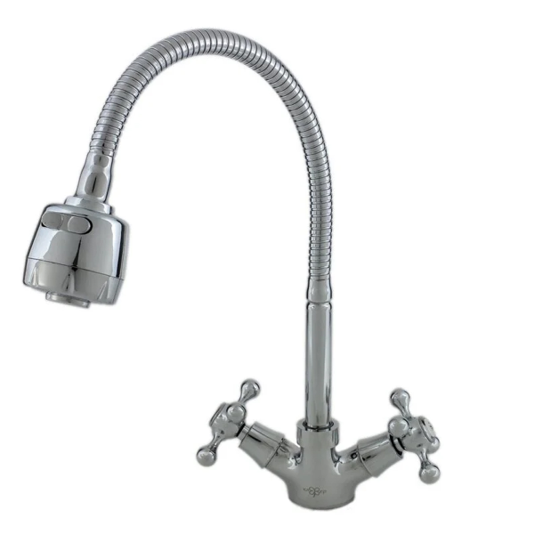 Смеситель д/к хром VODA хром КЛЕВЕР Leto LT 519