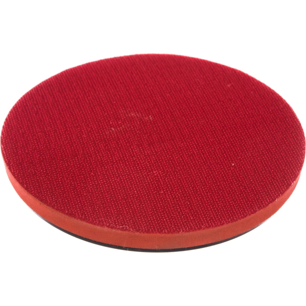 Тарелка опорная ЗУБР МАСТЕР пластик. для УШМ d-150, под круг на липучке мягкая полиурет.прокладка