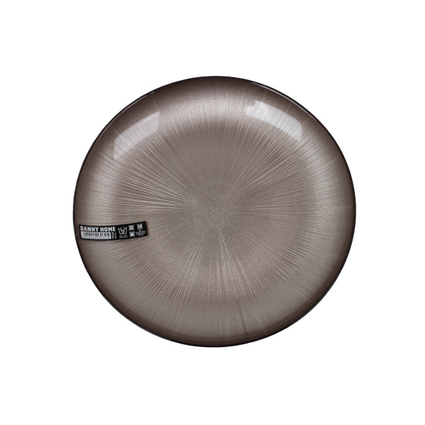 Тарелка обеденная DH 28х2 см розовое золото WY33-02