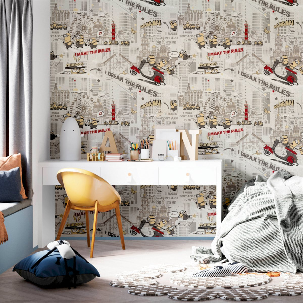 Обои 20187-01 Артекс Миньоны (10,05*1,06)(9) винил на флизелиновой основе