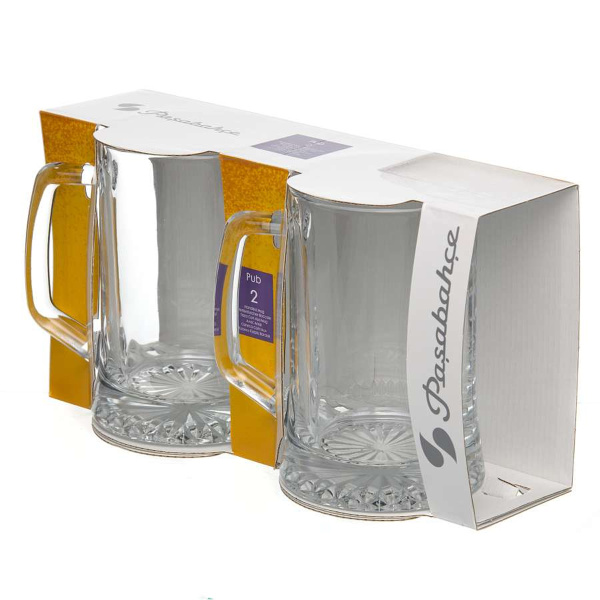 Набор кружек Pasabahce д/пива 2шт PUB 670мл  55239B