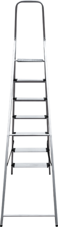 Лестница Новая Высота алюминиевая, ступень 130 мм, NV1117, 1x7