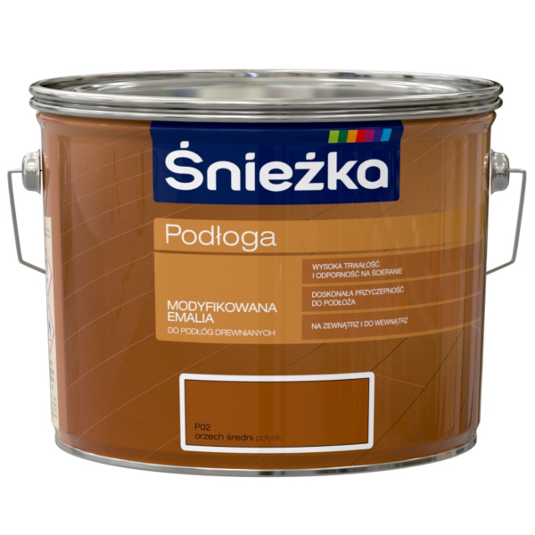 Эмаль Sniezka Podloga для пола промежуточный орех P02 2.5 л Эмаль Sniezka Podloga для пола промежуточный орех P02 2.5 л