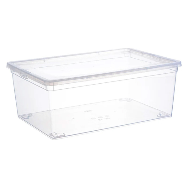 Ящик для хранения IDEA 10л прозрачный 37х25х14см М 2352